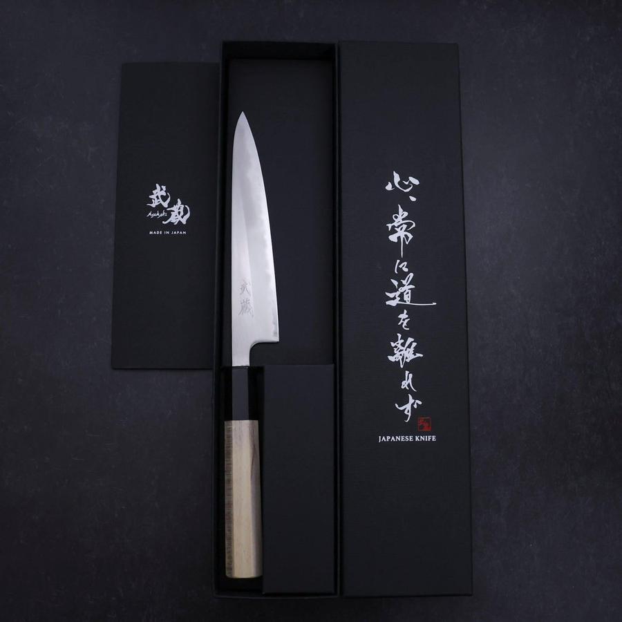 Petty White Steel #1 Polished Buffalo Magnolia Handle 150mm