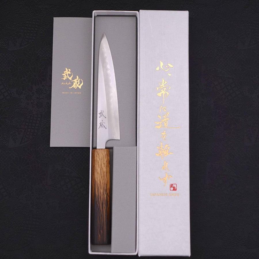 Petty White Steel #1 Polished Yaki Urushi Handle 135mm