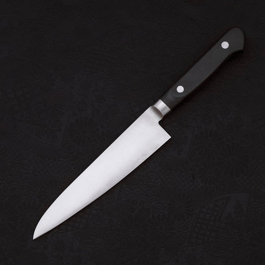 Petty knife AUS-8 Polished Western Green Handle 120mm