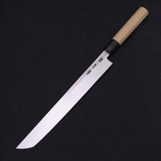 Sakimaru Takohiki Blue Steel #2 Kasumi Buffalo Magnolia Handle 270mm