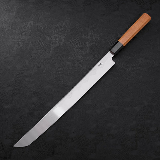 Sakimaru Takohiki Blue Steel #2 Kasumi Buffalo Teak Handle 330mm