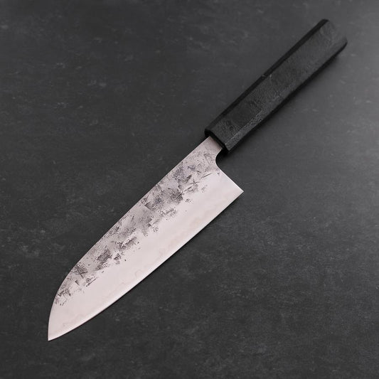 Santoku SLD Nashiji Washi Black Ishime Handle 165mm