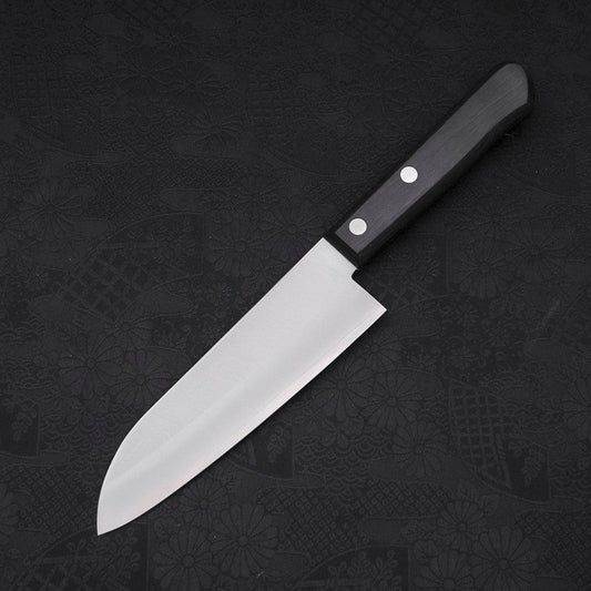 Santoku VG-1 Polished Western Black Handle 140mm