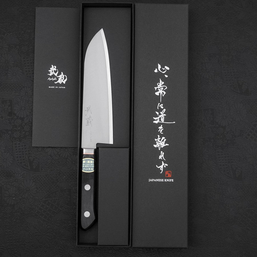 Santoku VG-1 Polished Western Copper Inlay Handle 165mm
