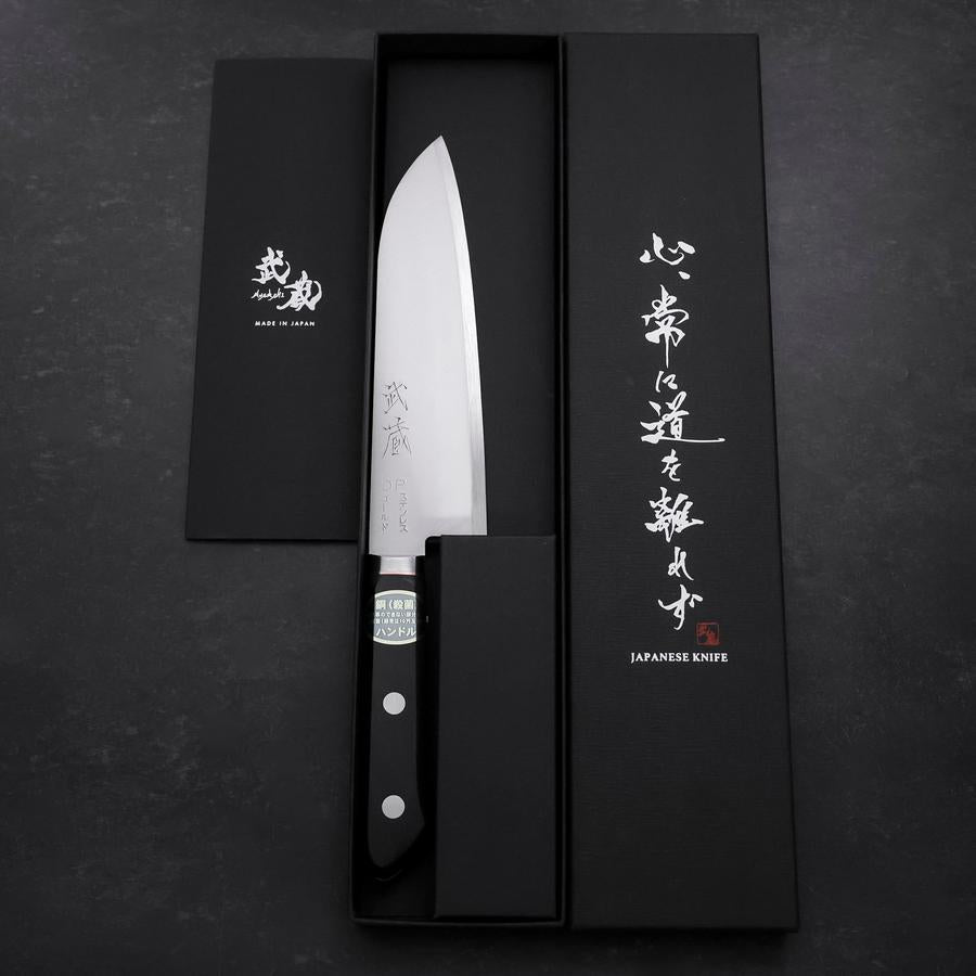 Santoku VG-1 Polished Western Copper Inlay Handle 165mm