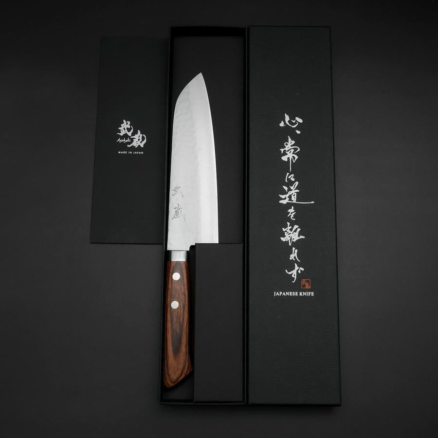 Santoku VG-1 Tsuchime Western Mahogany Handle 170mm