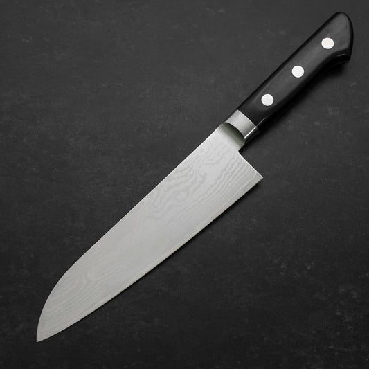 Santoku VG-10 Damascus Western Black Cherry Handle 175mm