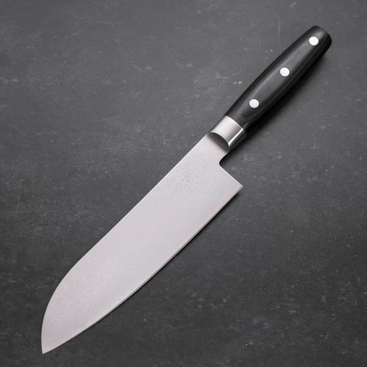 Santoku VG-10 Damascus Western Round Handle 180mm