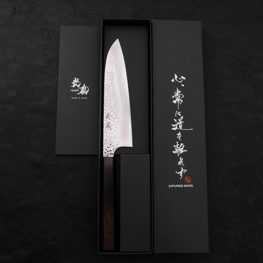 Santoku VG-10 Tsuchime Ebony Wood Handle 170mm