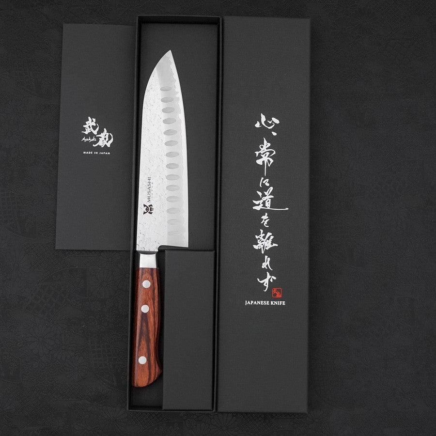 Santoku VG-10 Tsuchime Western Handle 180mm