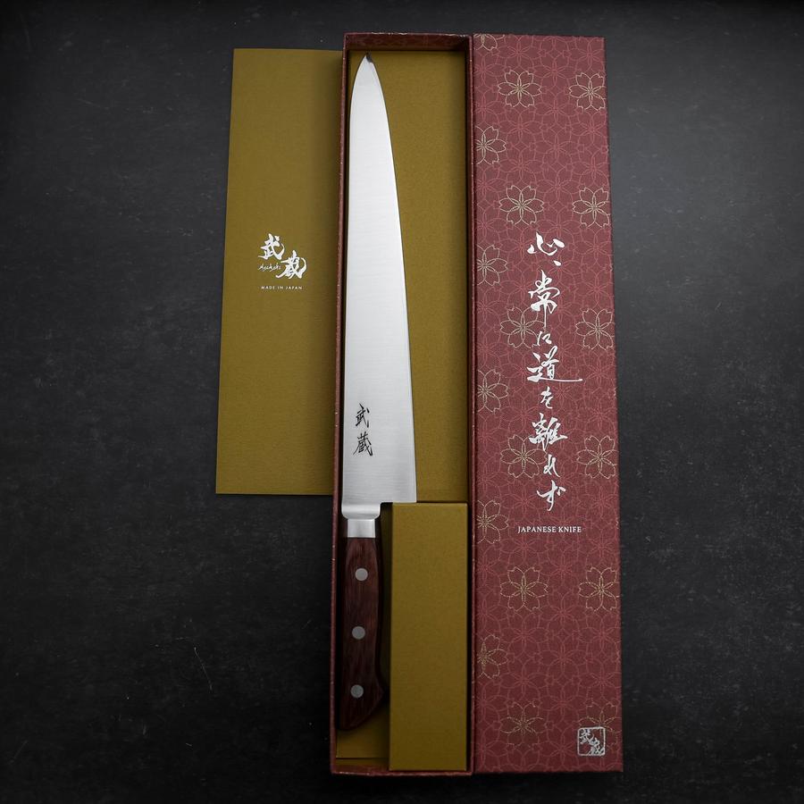 Sujihiki VG-10 Polished Western Mahogany Handle 270mm