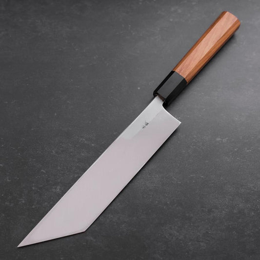 Unagisaki (Edo) Blue Steel #1 Hon-Kasumi Buffalo Teak Handle 210mm