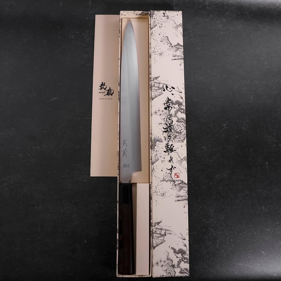 Yanagiba VG-10 Kasumi Buffalo Ebony Handle 300mm
