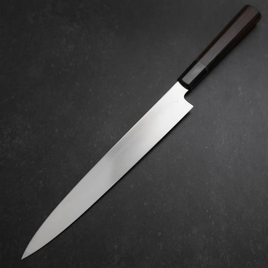 Yanagiba White Steel #2 Honyaki Buffalo Ebony Handle 270mm