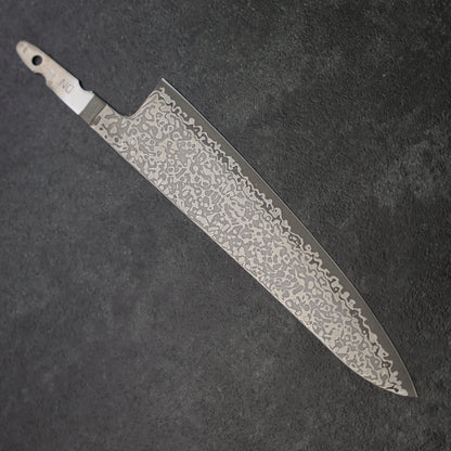 Gyuto SLD Black Damascus Blade 195mm