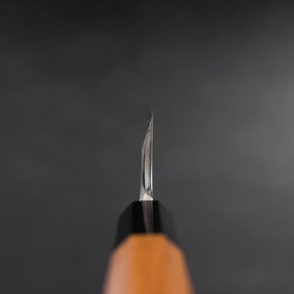 Aideba Blue Steel #1 Hon-Kasumi Buffalo Teak Handle 165mm