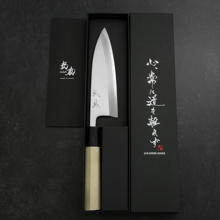 Aideba White Steel #2 Kasumi Buffalo Magnolia Handle 165mm