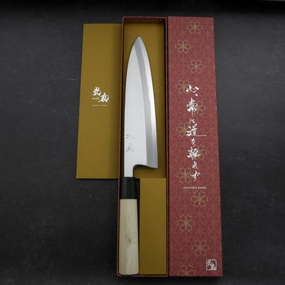Aideba White Steel #2 Kasumi Buffalo Magnolia Handle 225mm