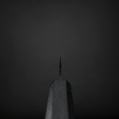 Ajikiri Blue Steel #2 Kurouchi Dark Blue Urushi Handle 145mm