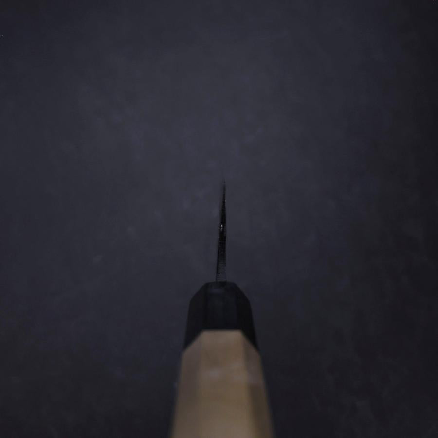 Ajikiri White Steel #2 Kurouchi Buffalo Magnolia Handle 105mm