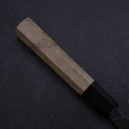 Ajikiri White Steel #2 Kurouchi Buffalo Magnolia Handle 105mm