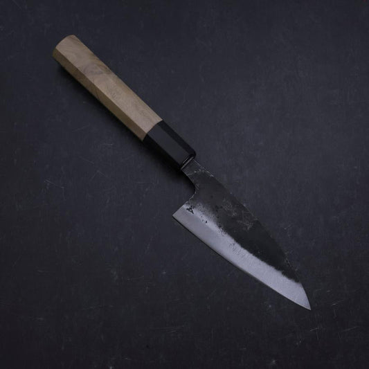 Ajikiri White Steel #2 Kurouchi Buffalo Magnolia Handle 105mm