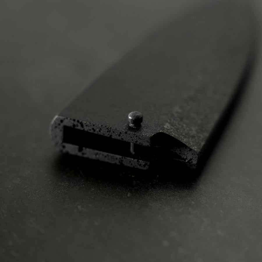 Black-Ishime Saya Sheath for Deba with Pin, 150mm