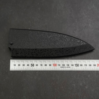 Black-Ishime Saya Sheath for Deba with Pin, 150mm