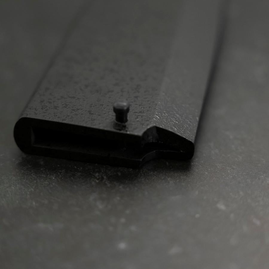 Black-Ishime Saya Sheath for Deba with Pin 180mm