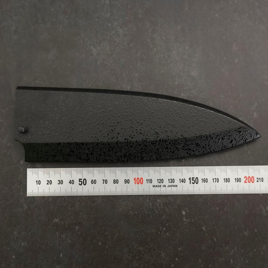 Black-Ishime Saya Sheath for Deba with Pin 180mm