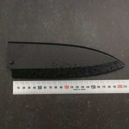 Black-Ishime Saya Sheath for Deba with Pin 180mm