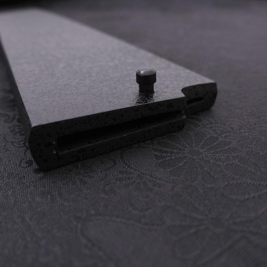 Black-Ishime Saya Sheath for Kiritsuke/Bunka with Pin, 210mm