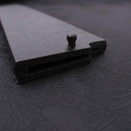 Black-Ishime Saya Sheath for Kiritsuke/Bunka with Pin, 210mm