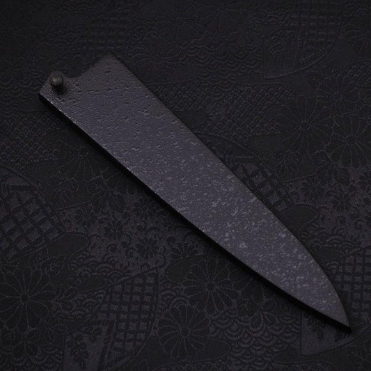 Black-Ishime Saya Sheath for Petty Knife with Pin, 135mm