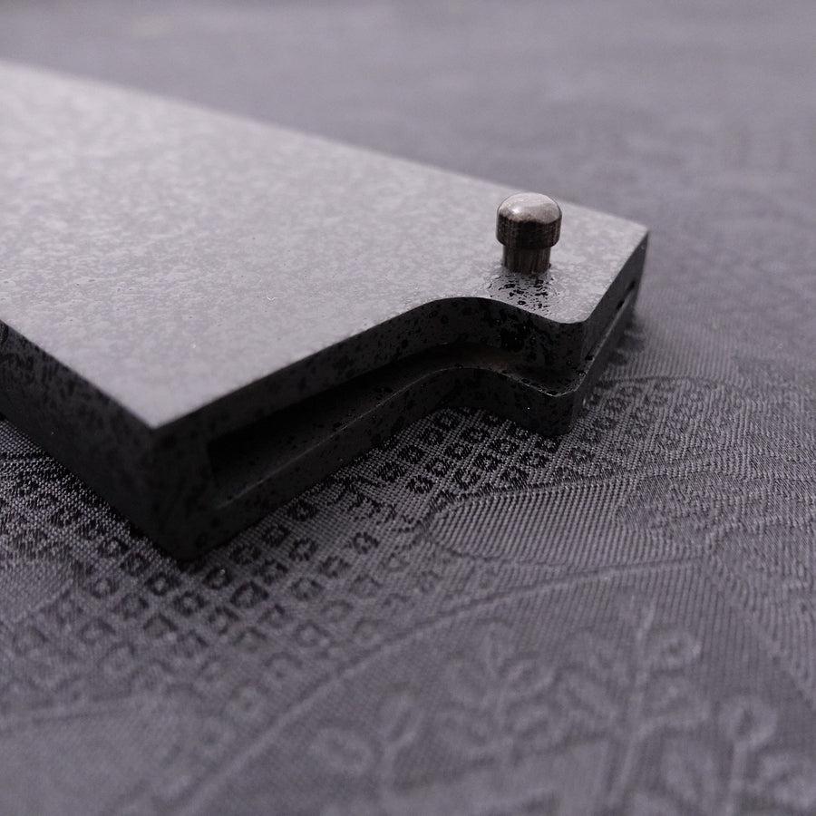 Black-Ishime Saya Sheath for Santoku Knife with Pin, 165/180mm