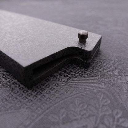 Black-Ishime Saya Sheath for Santoku Knife with Pin, 165/180mm