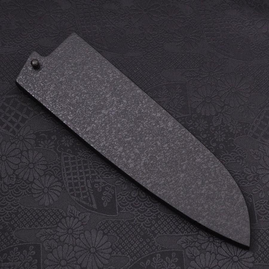 Black-Ishime Saya Sheath for Santoku Knife with Pin, 165/180mm