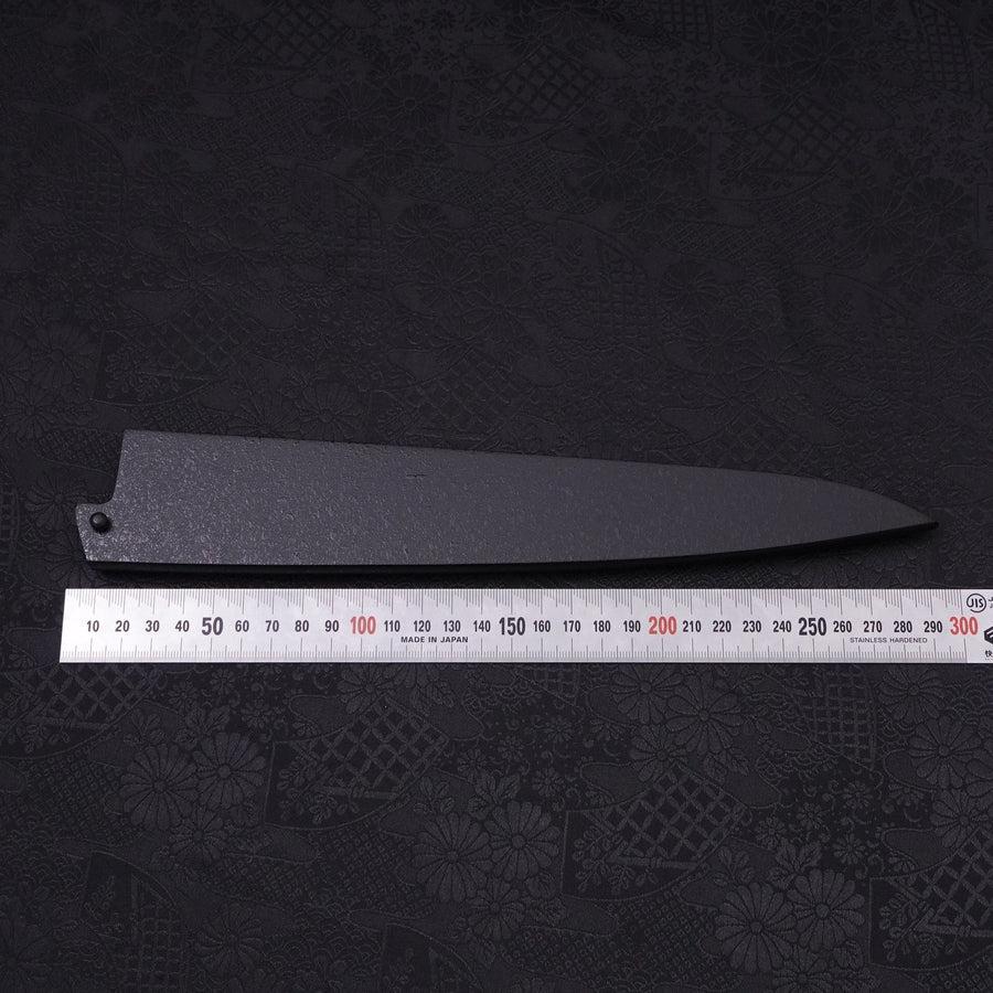 Black-Ishime Saya Sheath for Sujihiki with Pin, 240mm