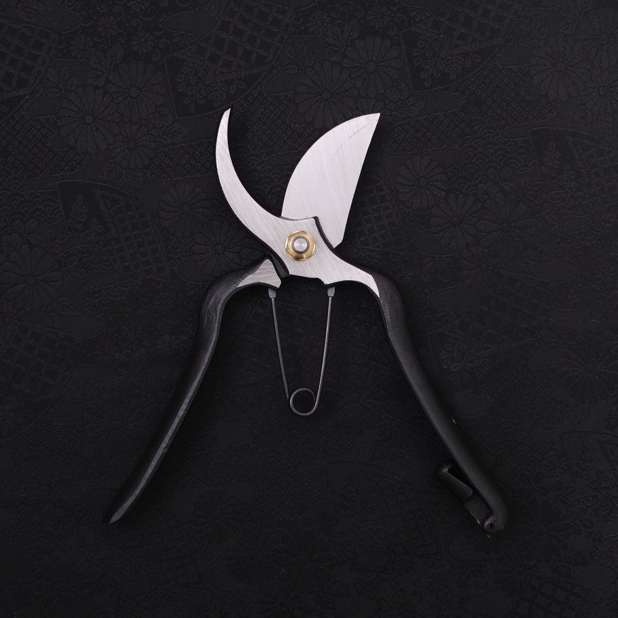 Black Musashi Pruning Shears / Garden Scissors B Type Forged Handmade 200mm