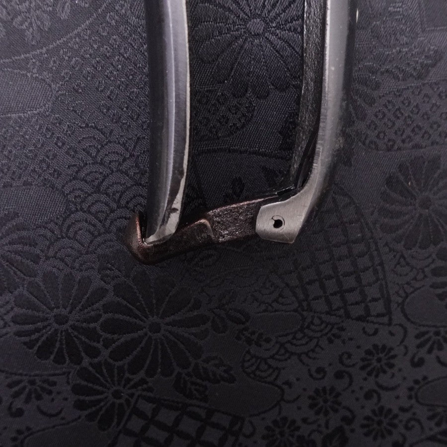 Black Musashi Pruning Shears / Garden Scissors Left-hand Forged Handmade 200mm