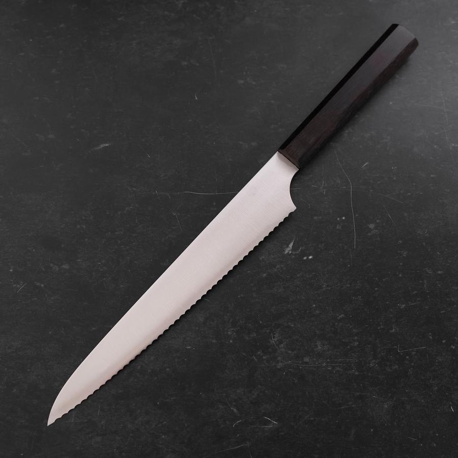 Bread knife Molybdenum Polished Ebony Handle 230mm