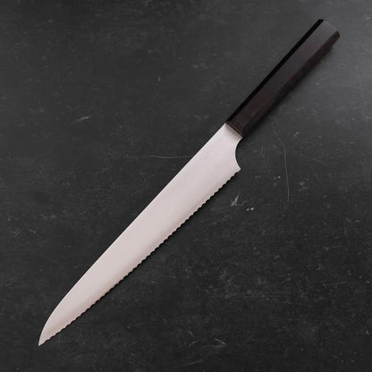 Bread knife Molybdenum Polished Ebony Handle 230mm
