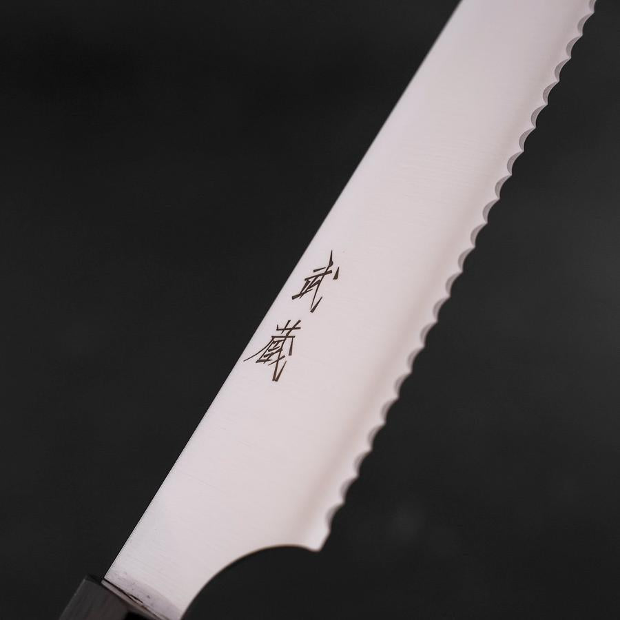 Bread knife Molybdenum Polished Ebony Handle 230mm