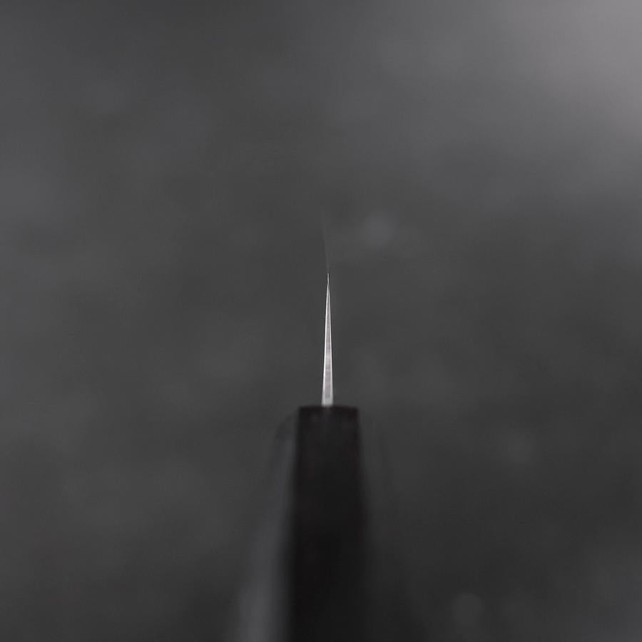 Bread knife Molybdenum Polished Ebony Handle 230mm