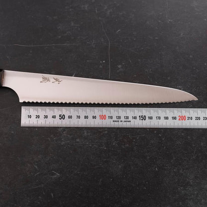 Bread knife Molybdenum Polished Ebony Handle 230mm