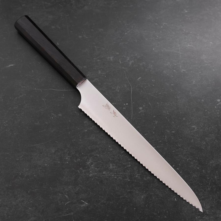 Bread knife Molybdenum Polished Ebony Handle 230mm