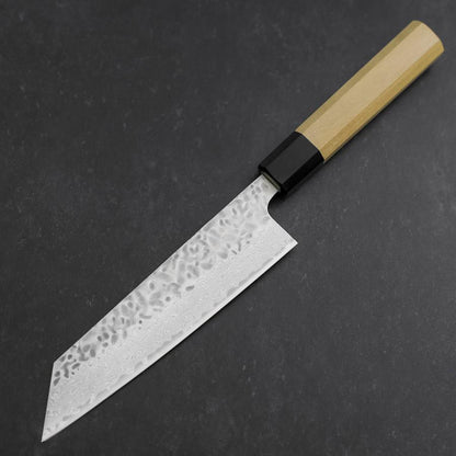 Bunka AUS-10 Tsuchime Damascus Buffalo Magnolia Handle 170mm