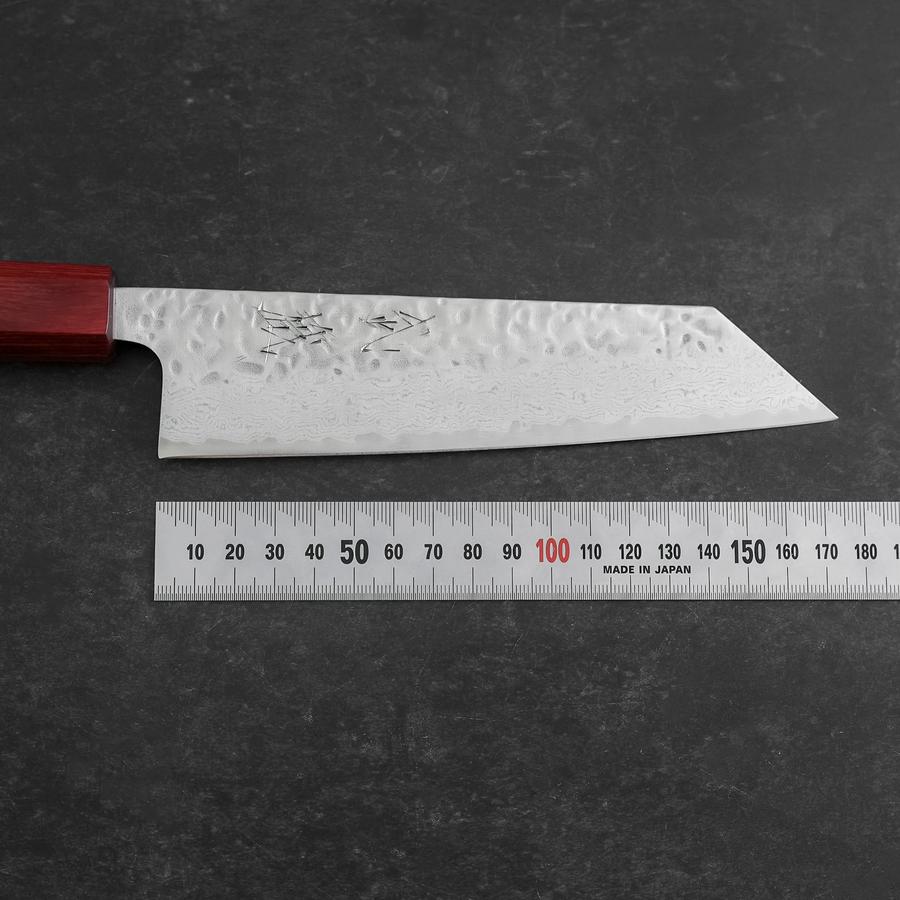 Bunka AUS-10 Tsuchime Damascus Shitan Handle 170mm