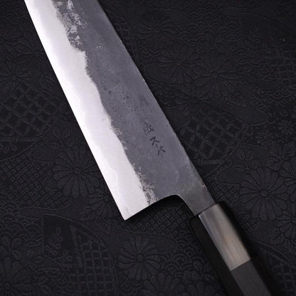 Bunka Blue Super Kurouchi Buffalo Ebony Handle 165mm