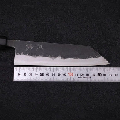 Bunka Blue Super Kurouchi Buffalo Ebony Handle 165mm